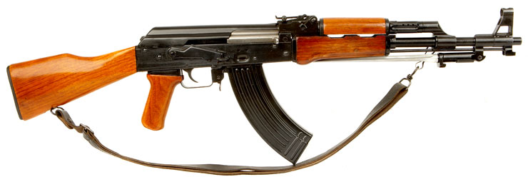 Deactivated AK47 Assault Rifle with Folding Bayonet (Type 56)