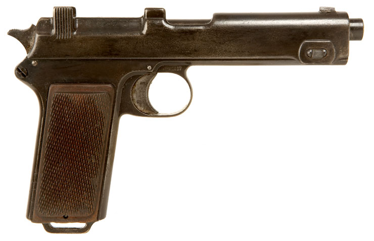 Deactivated First World War Dated Austrian Steyr Hahn M1912 Automatic Pistol 6428