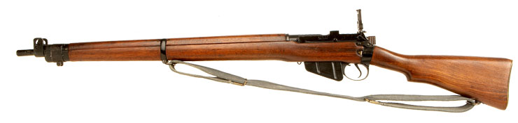 Deactivated Lee-Enfield No4 mk1 rifle Long Branch made dated 1944 early spec