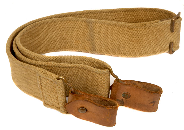 Wwii Era British Smleno4 Rifle Sling Militaria