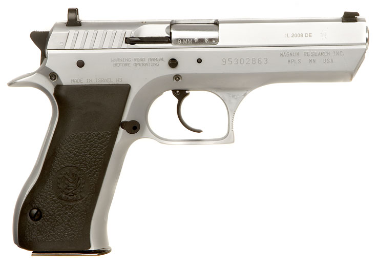 the baby eagle 9mm pistol