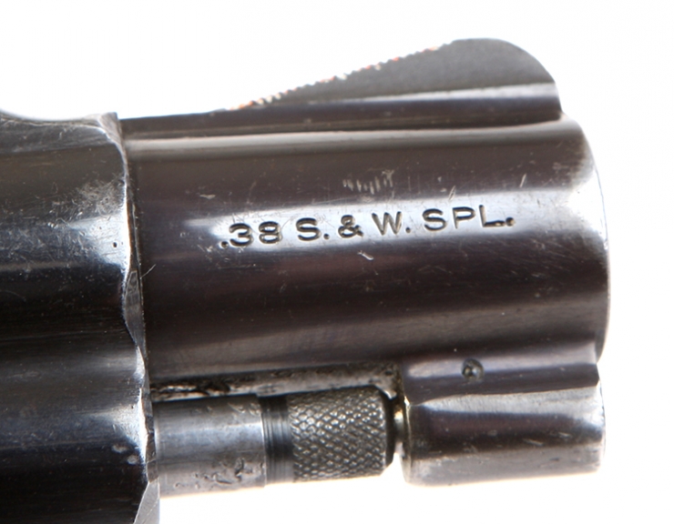 Deactivated US Smith & Wesson .38 Snub Nose Revolver Model 10-7