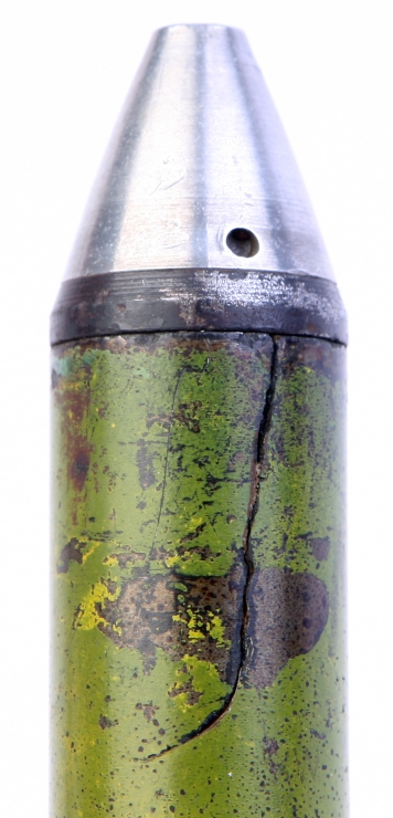 Inert WWII Nazi MK101 / MK103 3cm Cannon Round - Militaria