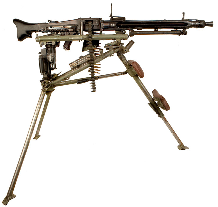 Deactivated WWII MG42 & Lafette