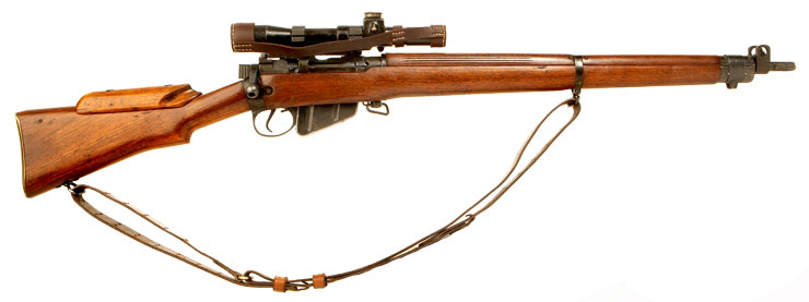 WWII Lee Enfield No4T Sniper Rifle - Live Firearms and Shotguns