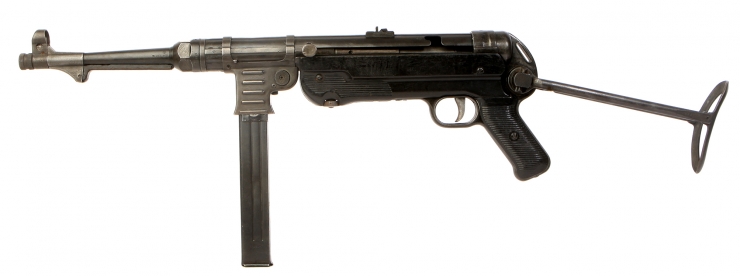 Deactivated WWII Nazi MP40 Sub Machine Gun