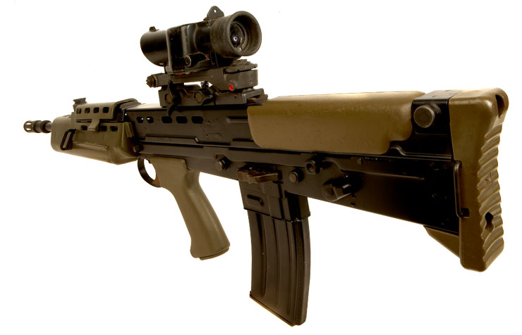 deactivated-old-spec-british-military-sa80-l85a1-assault-rifle-modern