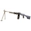 Deactivated RPD light machine gun