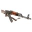 Deactivated Russian made Kalashnikov AKM (AK47) Soviet-Afghan War Era