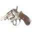 Deactivated Plated .32 Revolver