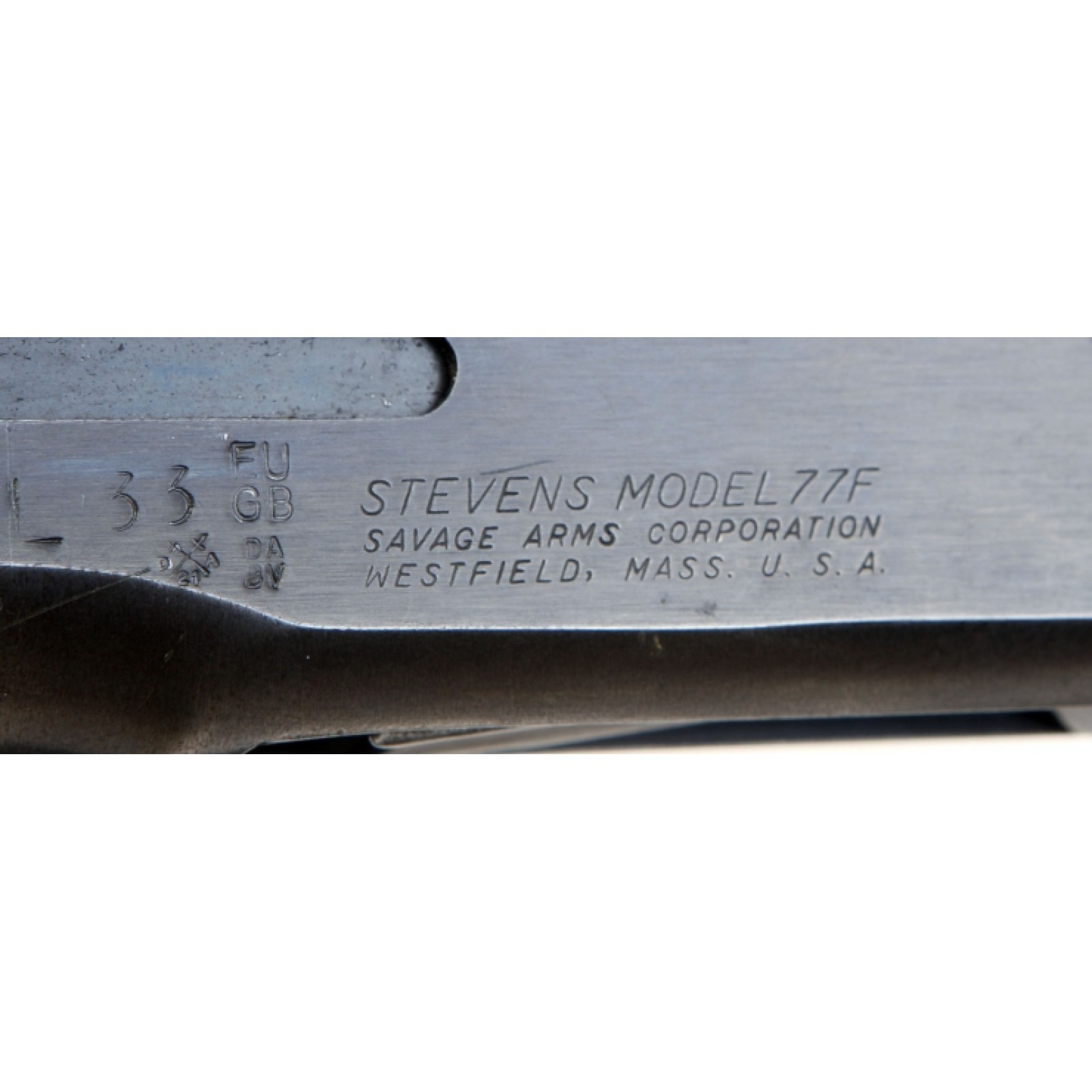 Deactivated US Stevens Pump Action Shotgun Model 77F