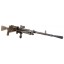 Deactivated WW2 Era Hotchkiss Model 1922-1926 Machine Gun