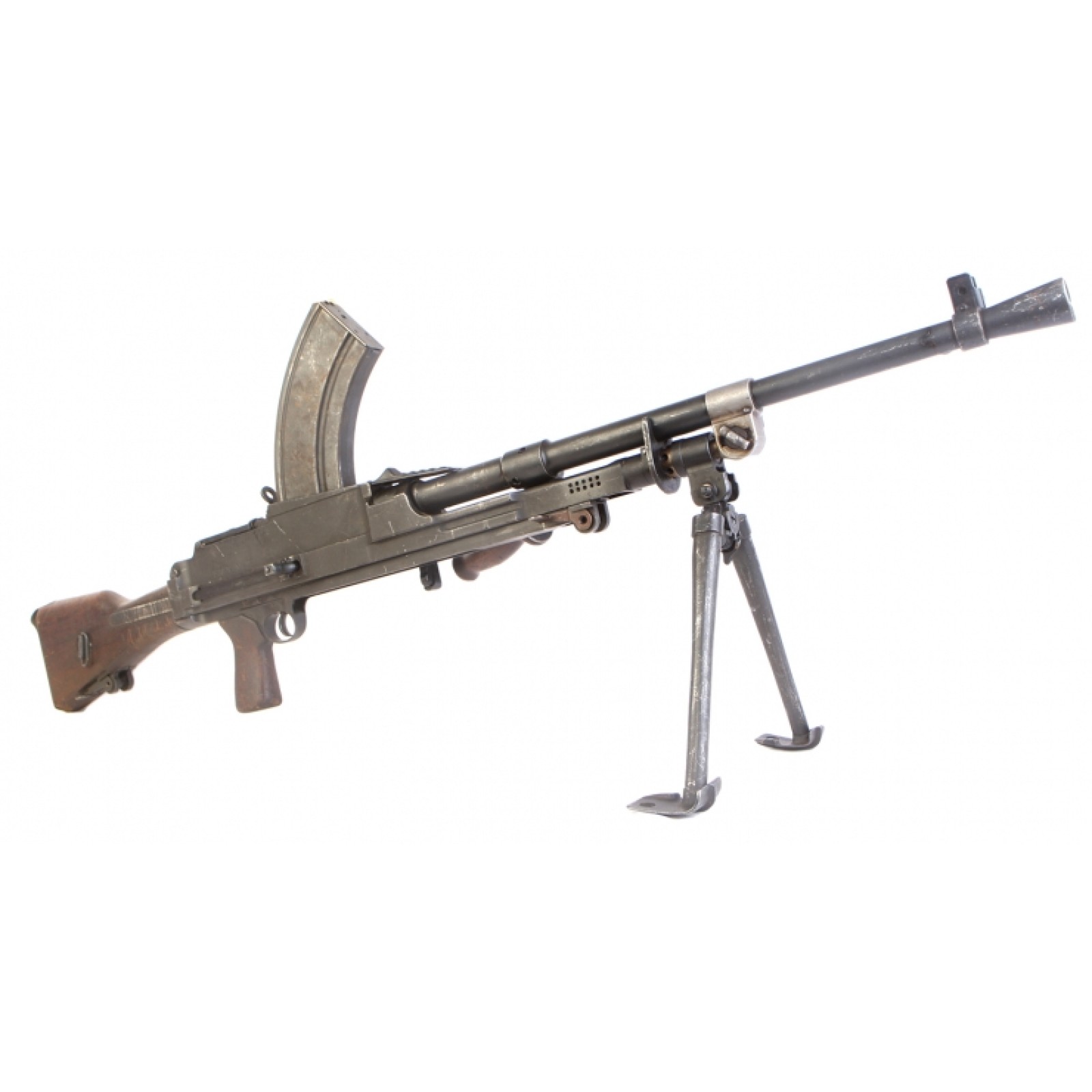 Deactivated WWII British made Bren Gun MKII dated 1943