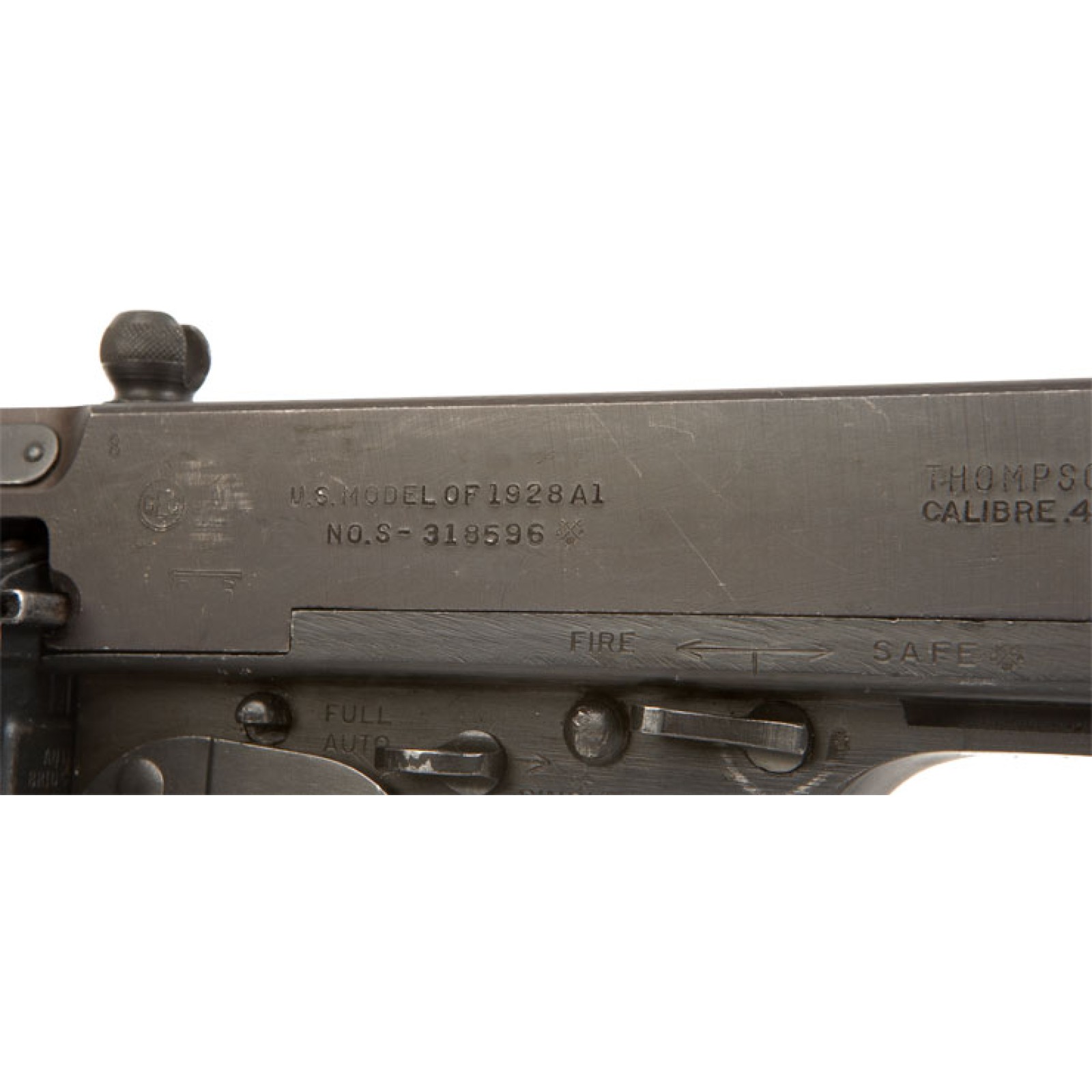 Deactivated WWII Thompson 1928A1 Submachine Gun