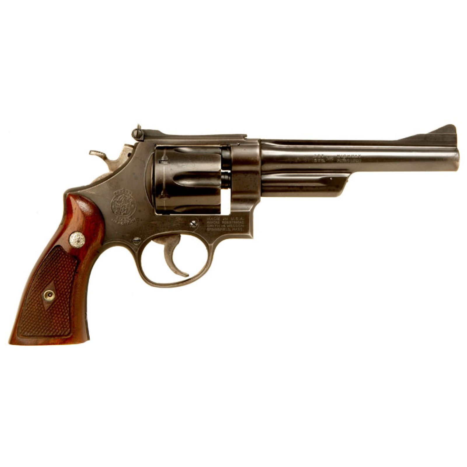 Deactivated Smith Wesson 357 Magnum Highway Patrolman Revolver