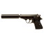 Deactivated Walther PPK with Silencer