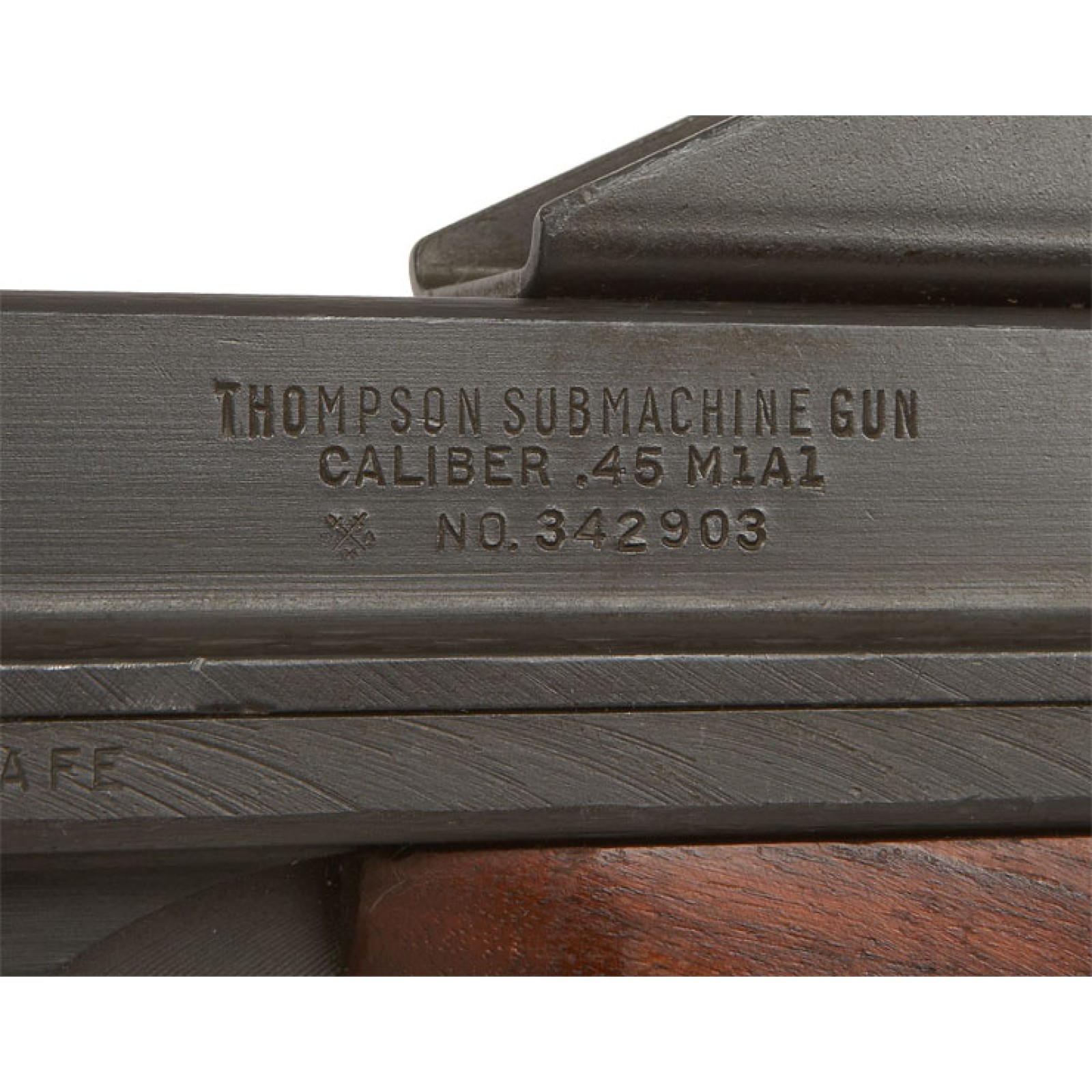 Deactivated WWII Thompson M1A1 Submachine Gun