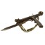 Deactivated Sterling MK4 L2A3 SMG with Bayonet