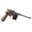 Deactivated WWII German Mauser C96 Schnellfeuer Pistol