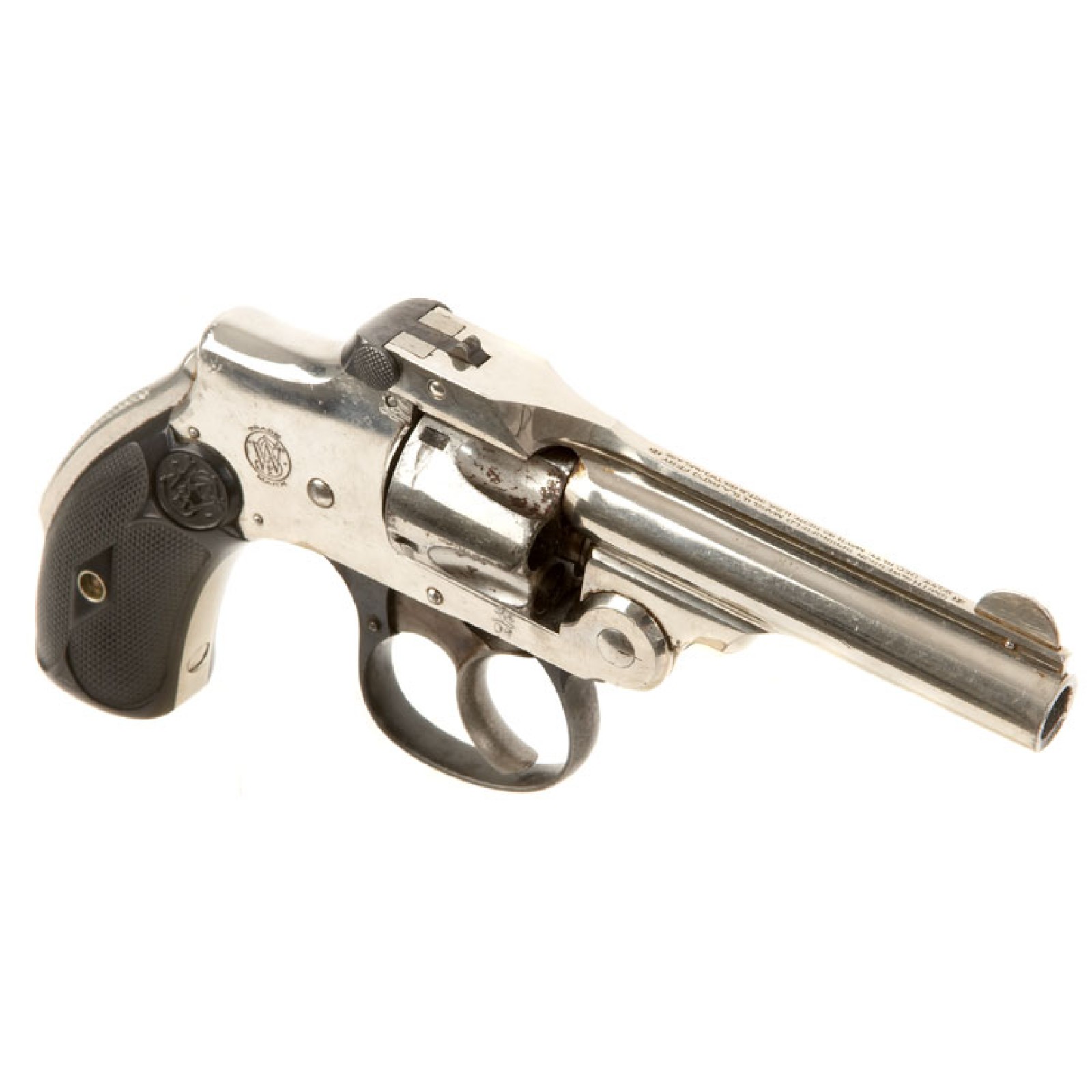 Deactivated Smith & Wesson .32 Nickel Plated Revolver