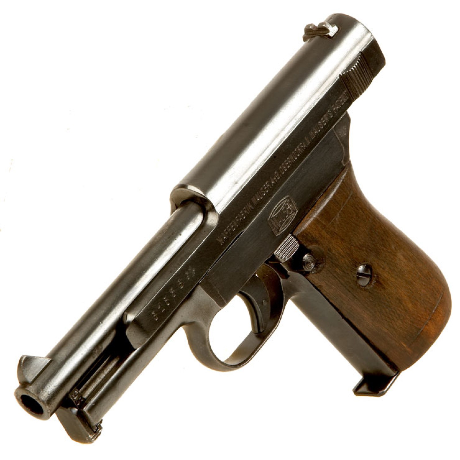 Deactivated WWI Mauser Model 1914 pistol.