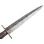 Third Pattern Fairbairn Sykes fighting knife with leather scabbard