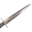 Third Pattern Fairbairn Sykes fighting knife with leather scabbard