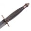 Third Pattern Fairbairn Sykes fighting knife with leather scabbard