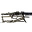 Very Rare WWII German Captured Madsen Machine Gun Tripod Converted for the MG42