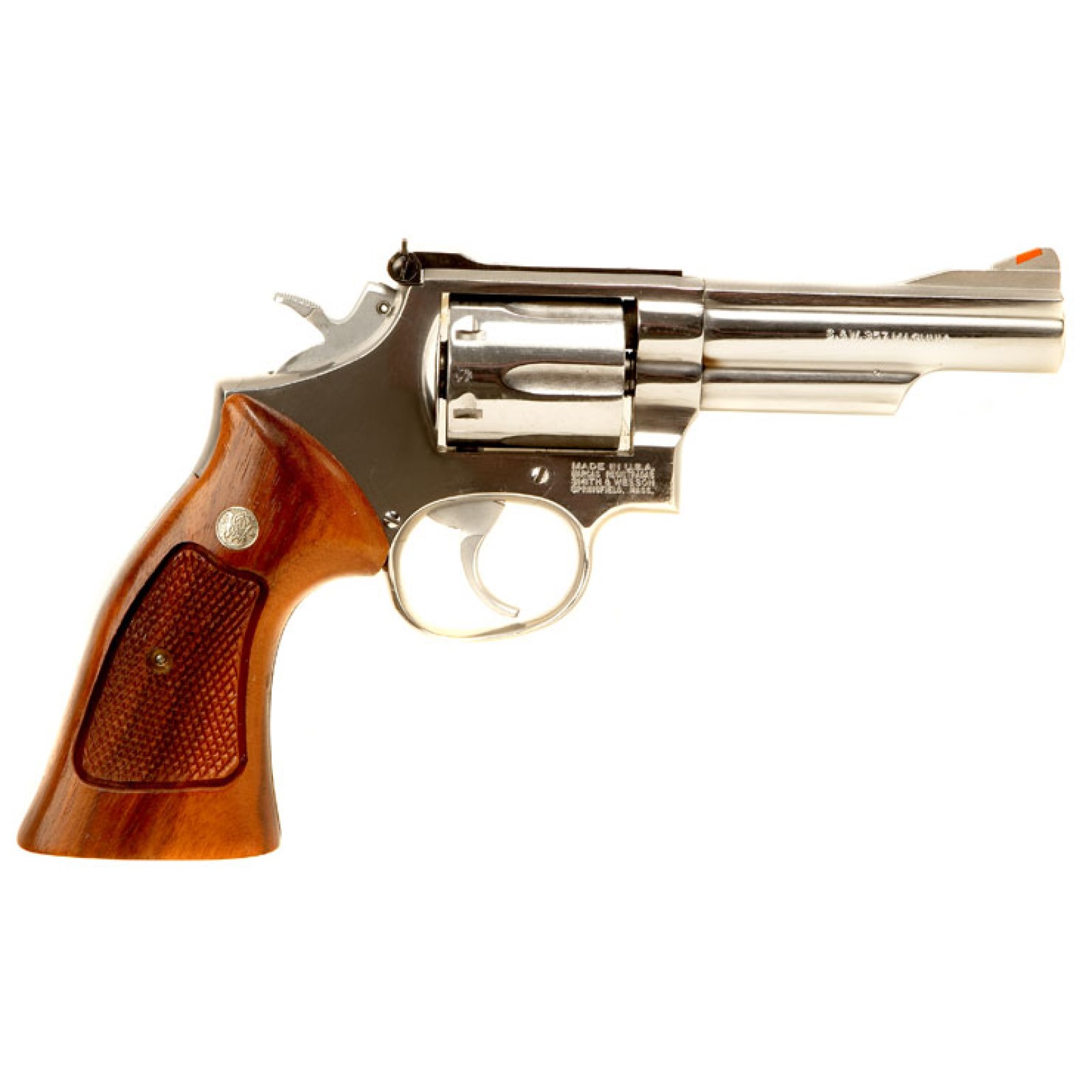 Deactivated Smith & Wesson Model 66-2 .357 Stainless Revolver.