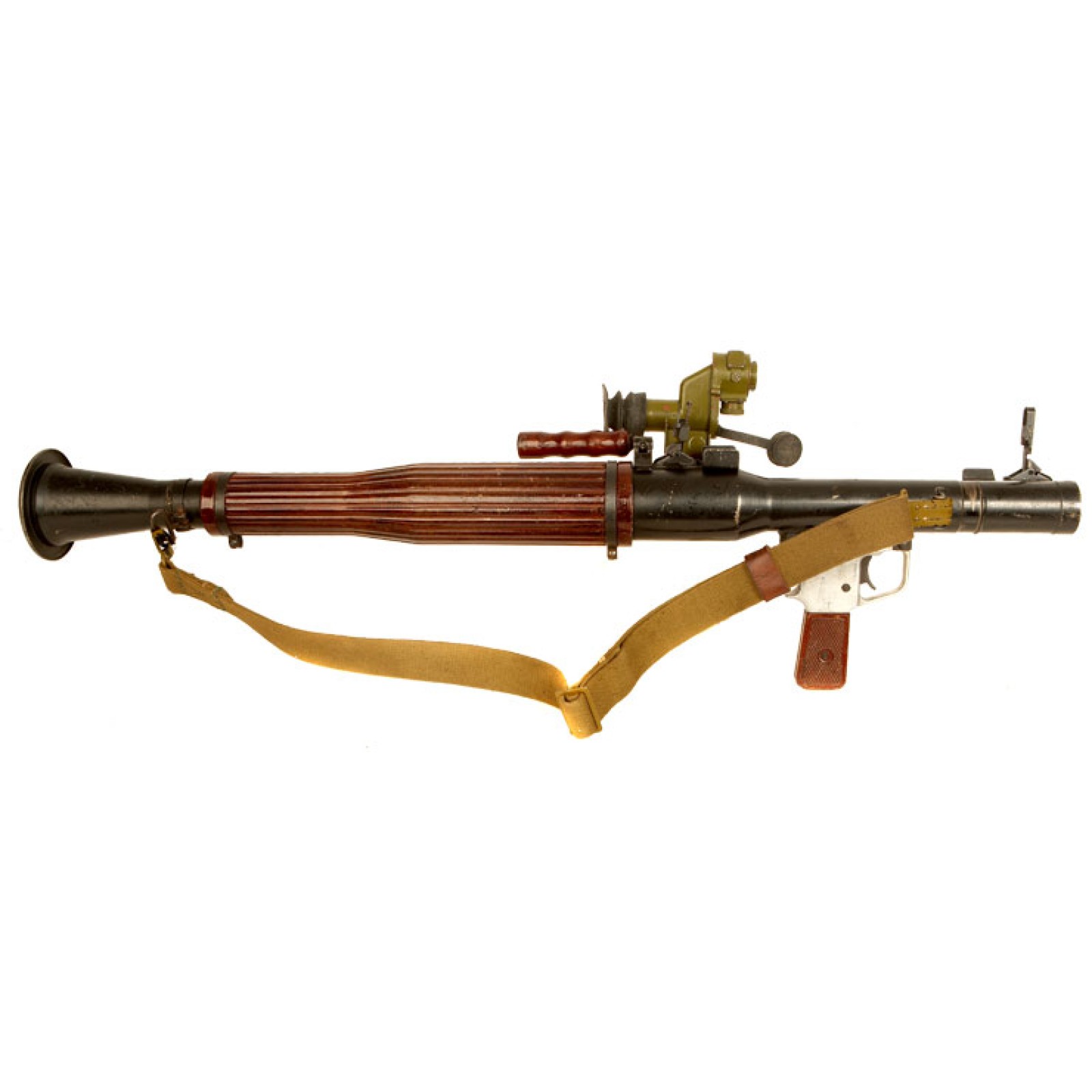 Deactivated RPG-7 with scope and accessories