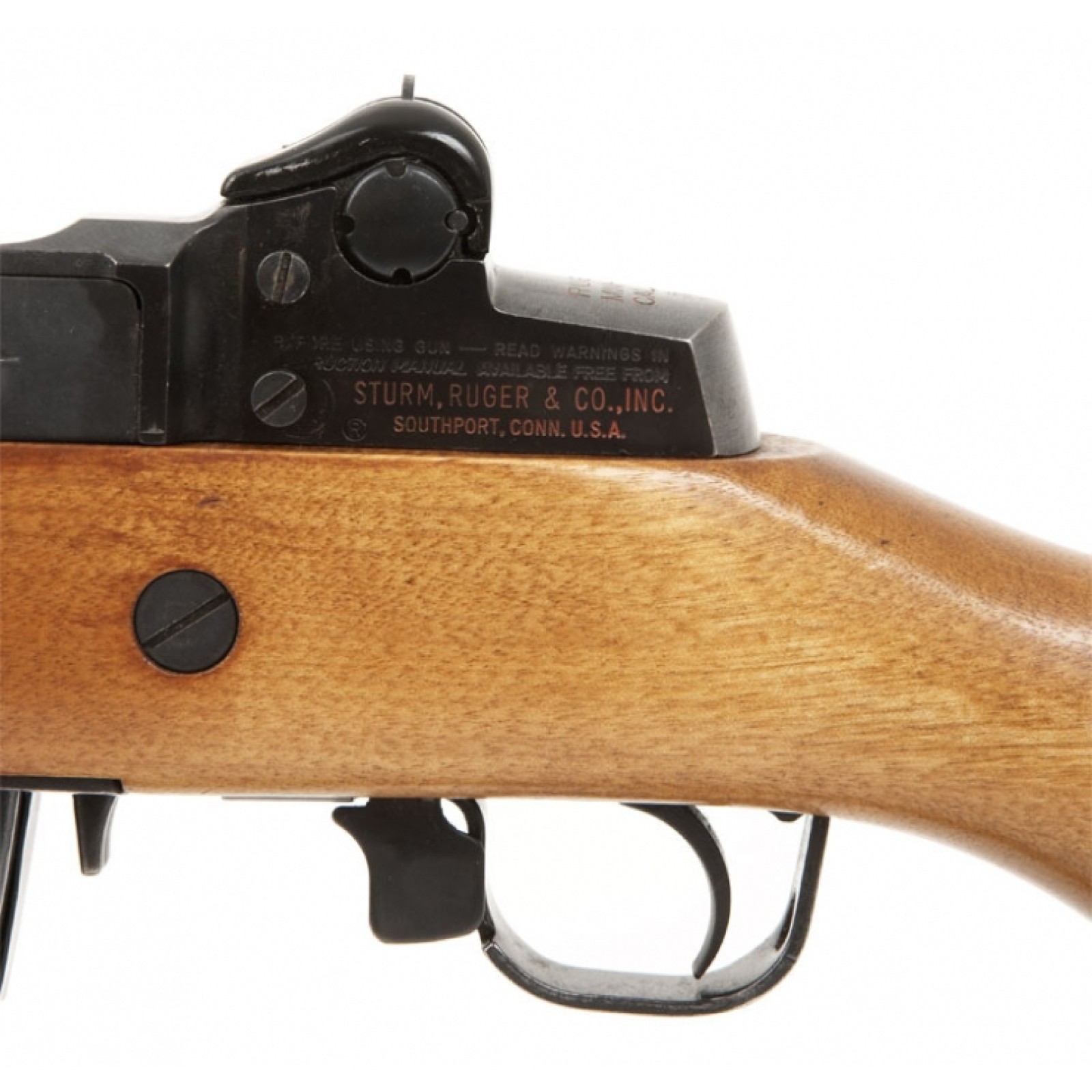 Deactivated Ruger Mini-14 Ranch Rifle with Wooden stock