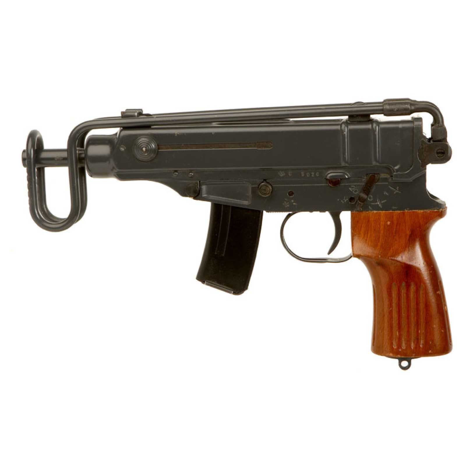 Deactivated CZ VZ61 Skorpian Machine Pistol.