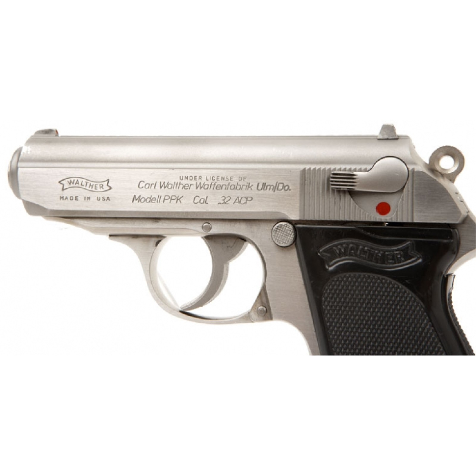 Deactivated_Stainless Walther PPK