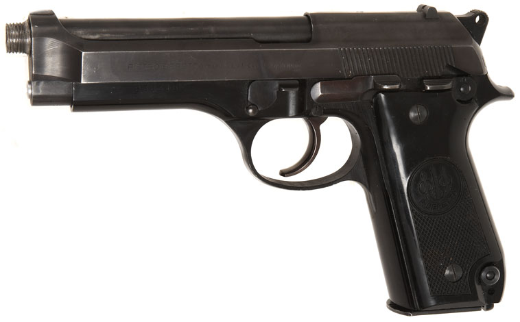 Deactivated Silenced Beretta 92