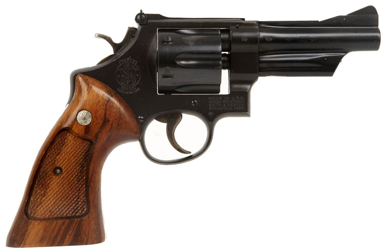 Deactivated smith and wesson revolver