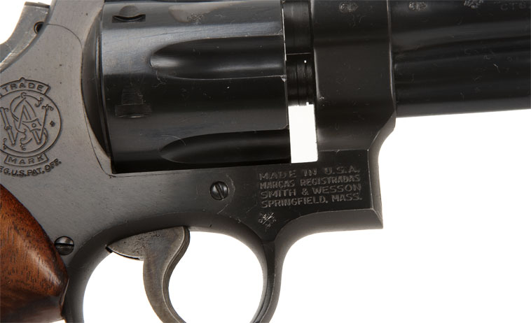 Deactivated smith and wesson revolver