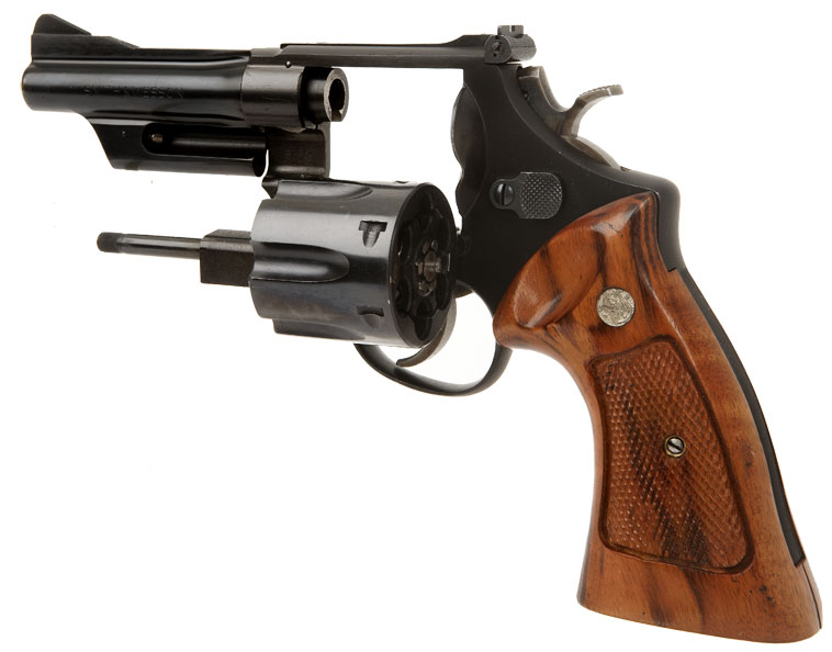 Deactivated smith and wesson revolver