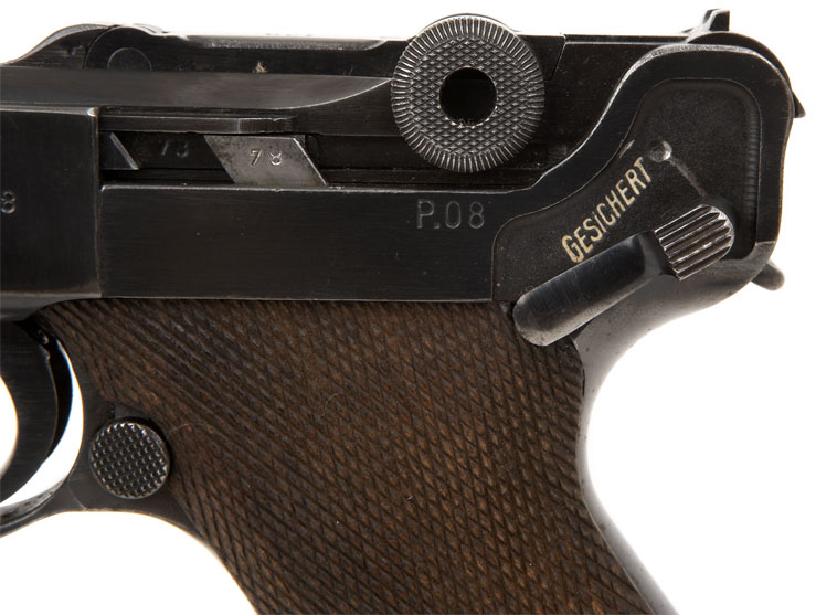 Deactivated 1942 Mauser Luger PO8