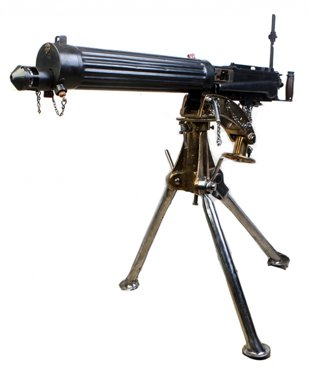 Deactivated WWI / WWII British Vickers with WWI Tripod - Issued to the ...