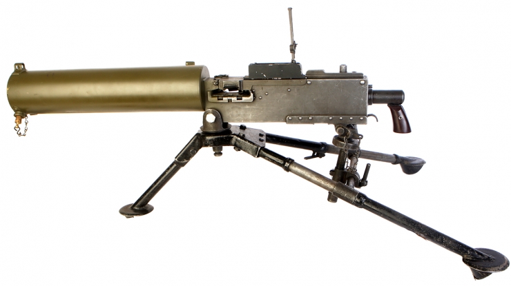 Deactivated WWI / WWII US Browning M1917A1 .30 Cal Water Cooled Machine ...