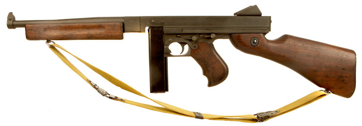 Deactivated Wwii Us Thompson M1 Smg - Allied Deactivated Guns 