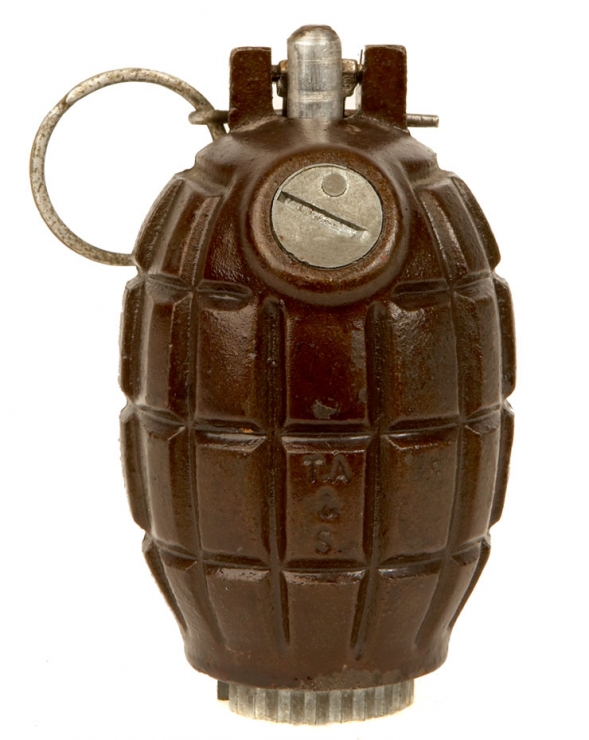 Inert WWII British No36m MKI Mills Grenade - Militaria