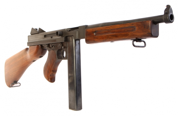 Deactivated VERY RARE US Thompson M1A1 Submachine Gun - Allied ...