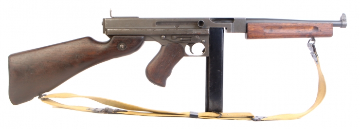 Deactivated WWII Auto-Ordnance, Corporation (AOC) made M1 (A1) Thompson ...