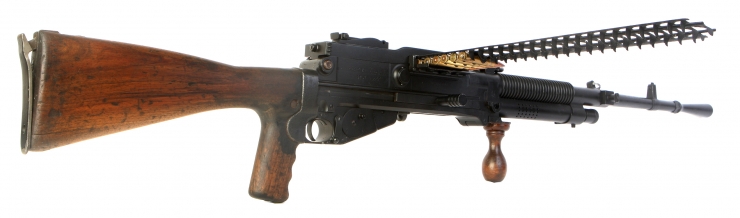 Deactivated WWII Era Hotchkiss Model 1922-1926 Machine Gun - Allied ...