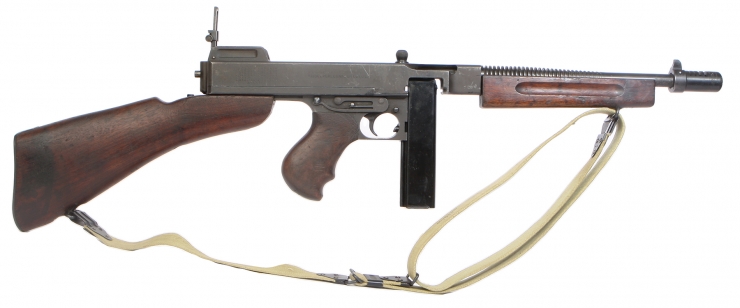 Deactivated WWII US Thompson M1928A1 Sub-Machine Gun - Allied ...