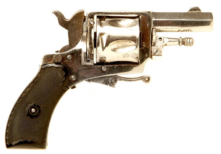 Antique Obsolete Calibre Plated .320 Bulldog Elvira Pocket Revolver ...