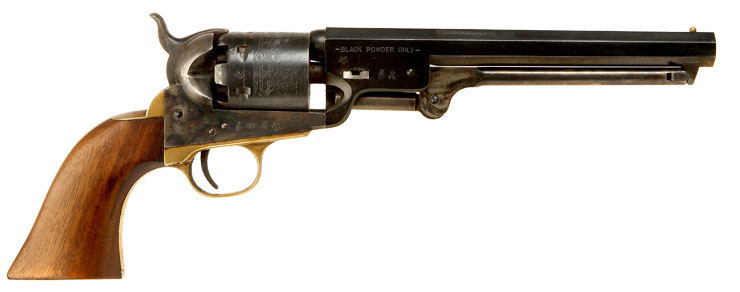 Deactivated Uberti 1851 Colt Navy Percussion Revolver Boxed - Allied ...