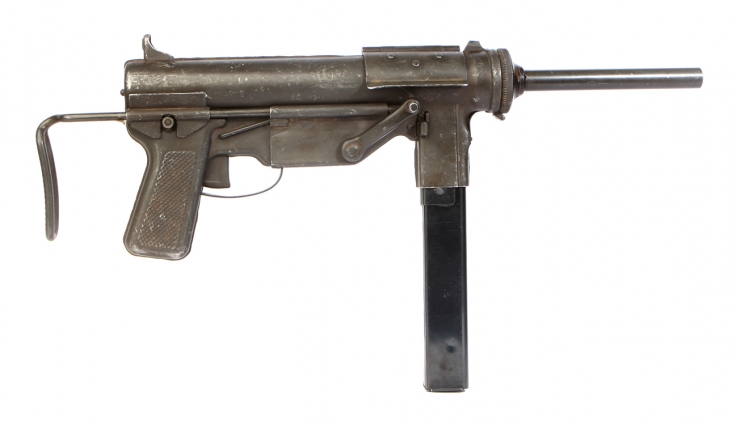 Deactivated WWII US M3 Grease Gun D-Day era - Allied Deactivated Guns ...